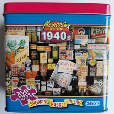 Gibsons Memories of the 1940s - shopping basket jigsaw - imagen del puzzle