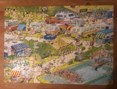 Jumbo Jan van Haasteren: Camping Chaos - puzzle image
