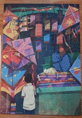 Jigsaw Nation Kite Market - obrázek puzzlí