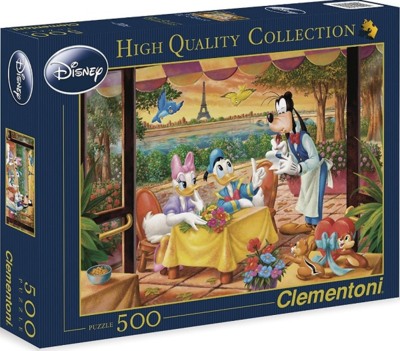 Clementoni Daisy and Donald Duck in Paris - imagen del puzzle