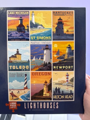 Willow Creek Press Lighthouses - imagen del puzzle