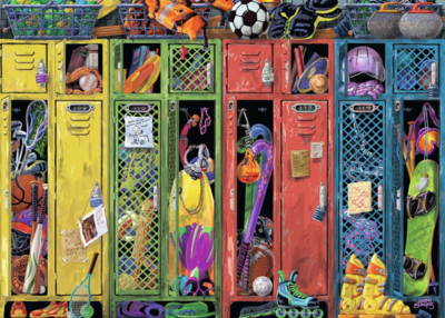 Ravensburger The locker room - パズル画像
