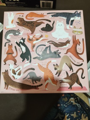Galison namaste Cats - imagen del puzzle