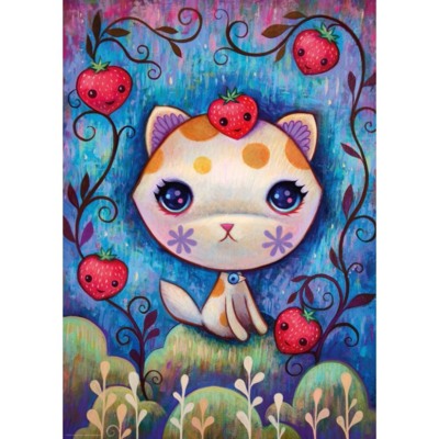 Heye Strawberry Kitty - obrázek puzzlí