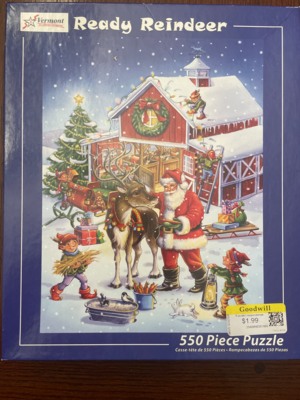 Vermont Christmas Company Ready Reindeer - パズル画像