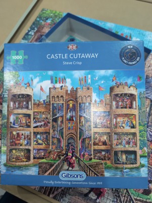 Gibsons Castle Cutaway - Puzzlebild