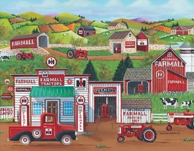 The Jigsaw Puzzle Factory Farmall Fuel Station - obrázek puzzlí