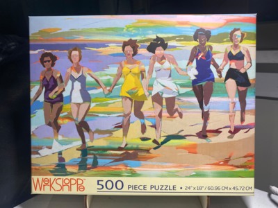 Werkshoppe Sunset swim - Puzzlebild