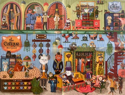 Ceaco The cat boutique - obrázek puzzlí