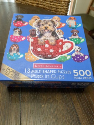 RoseArt Pups in Cups - Puzzlebild