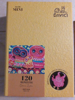 Davici Puzzles Bunte Eulen - obrázek puzzlí