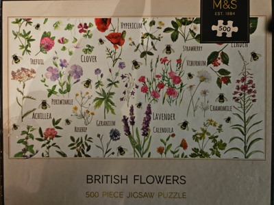 M&S British Flowers - パズル画像