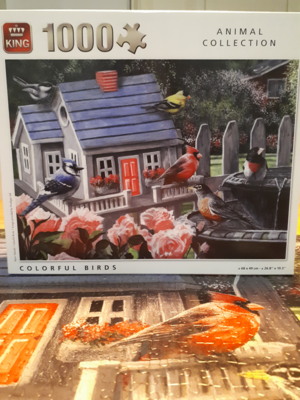 King Colorful birds - puzzle image