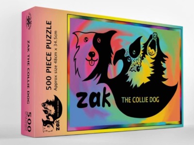 Great British Jigsaws Zak the Collie Dog - obrázek puzzlí