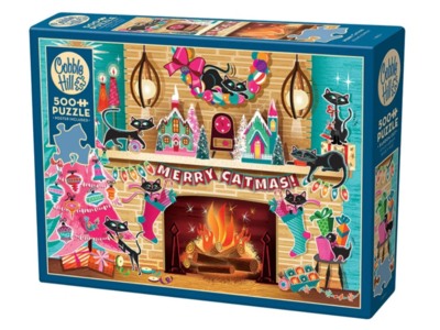 Cobble Hill Merry Catmas - obrázek puzzlí