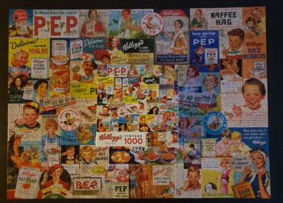 RoseArt Kellogg's Cereal Ads - puzzle image