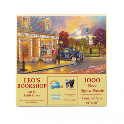 SunsOut Leo's bookshop - obrázek puzzlí