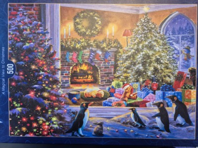 Bluebird A Magical View to Christmas - puzzle image