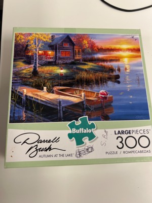 Buffalo Games Autumn at the lake - obrázek puzzlí