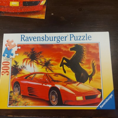 Ravensburger Red sports car - obrázek puzzlí