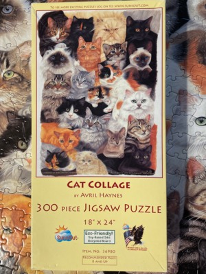 SunsOut Cat Collage - obrázek puzzlí