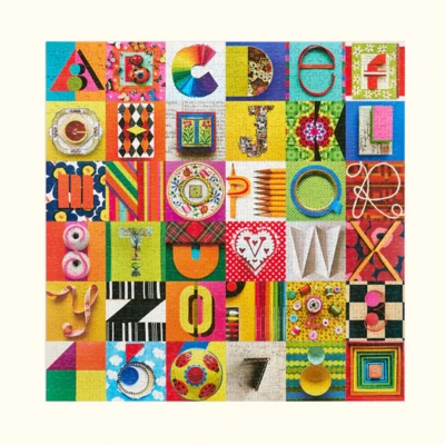 Werkshoppe Typeface Collage - obrázek puzzlí