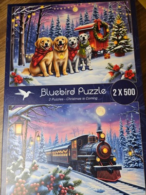 Bluebird Christmas is coming - puzzle image