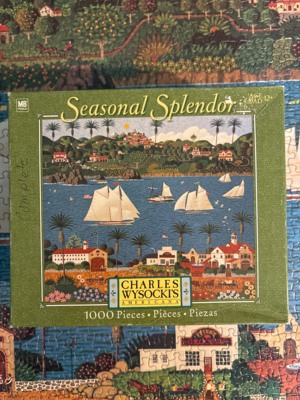 Milton Bradley Old California - obrázek puzzlí