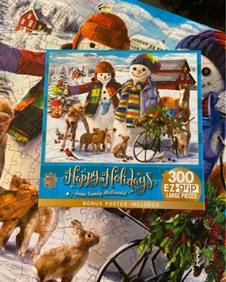 Masterpieces Happy Holidays - Snow Family McDonald - obrázek puzzlí