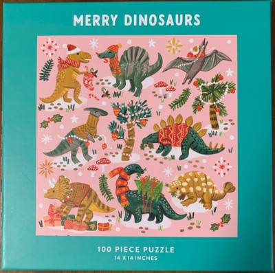 Mudpuppy Merry Dinosaurs - パズル画像