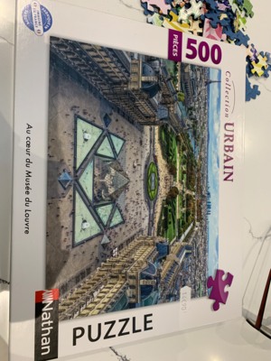 Nathan Au coeur du Musée du Louvre - Puzzlebild