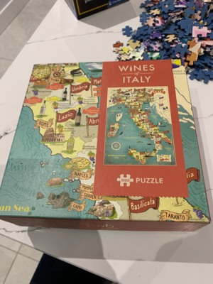 Puzzle Cru Wines of Italy - obrázek puzzlí
