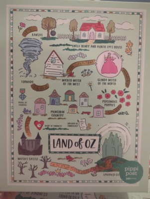 Pippi Post Map of Land of Oz - image du puzzle