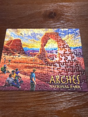 Boardwalk Arches National park - imagen del puzzle
