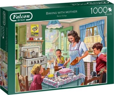 Falcon Baking with Mother - imagen del puzzle
