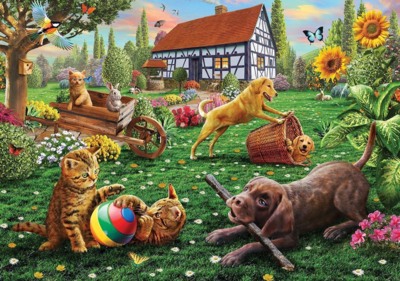 KS Games Dogs and Cats at Play - obrázek puzzlí