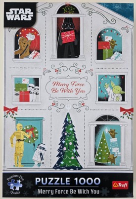 Trefl Star Wars - Merry Force Be With You - obrázek puzzlí