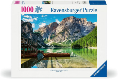 Ravensburger Pragser Wildsee, South Tyrol, Italy - puzzle image