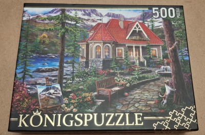 Konigspuzzle The House in the Mountains - imagen del puzzle