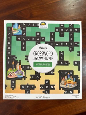 Crown Crossword Jigsaw Puzzle: Australian Cities - obrázek puzzlí