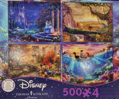 Thomas Kinkade Studios Disney 4 pack - Little Mermaid - obrázek puzzlí