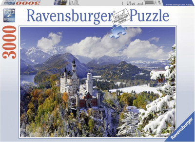 Ravensburger Neuschwanstein Castle in Winter - obrázek puzzlí