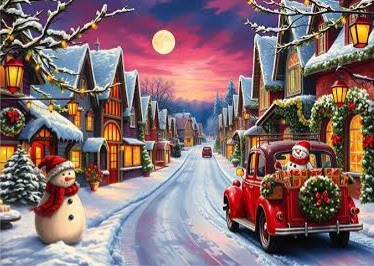 Bluebird Ready for Christmas 1 - obrázek puzzlí