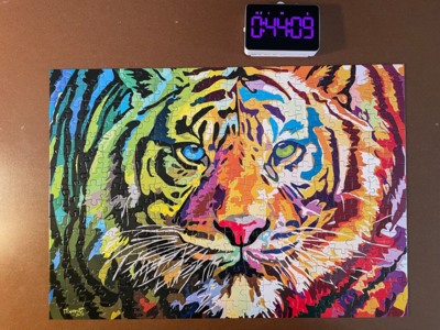 Buffalo Games Tiger color explosion - obrázek puzzlí