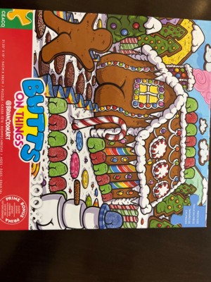 Ceaco Butts on Things - Gingerbread House - obrázek puzzlí