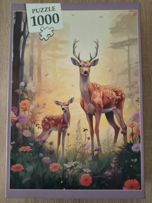 Aldi Deer family - obrázek puzzlí