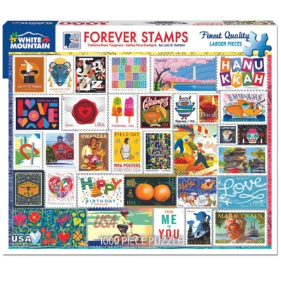 White Mountain Forever Stamps - imagen del puzzle