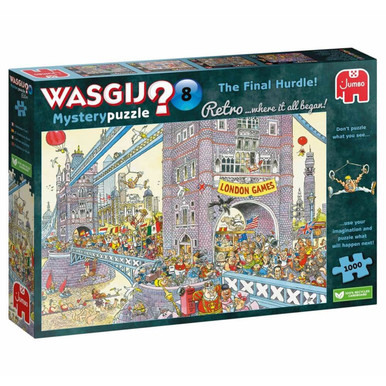 Jumbo Wasgij Mystery 8: The Final Hurdle - obrázek puzzlí