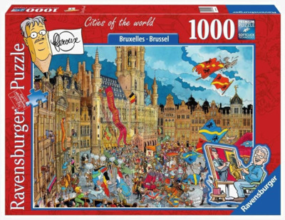 Ravensburger Cities of the World : Bruxelles - Brussel - obrázek puzzlí