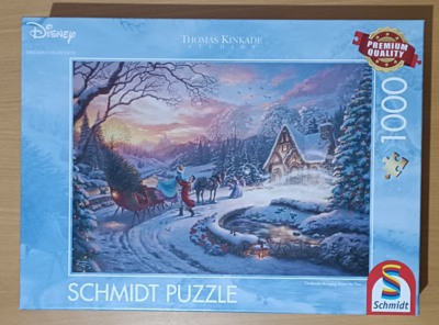Schmidt Cinderella Bringing Home the Tree - obrázek puzzlí